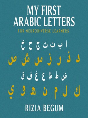 cover image of My First Arabic Letters